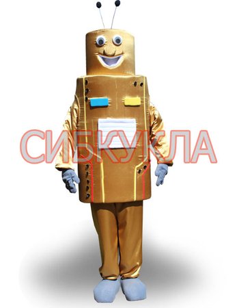 Купить ростовую куклу Робот золотой с доставкой. по сортировке Туловище с головой