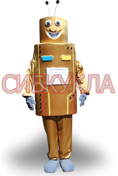 Ростовая кукла Робот золотой по цене 33655,00руб.