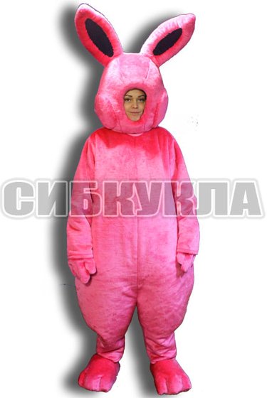 Ростовой костюм розовый кролик по цене 33415,00руб.