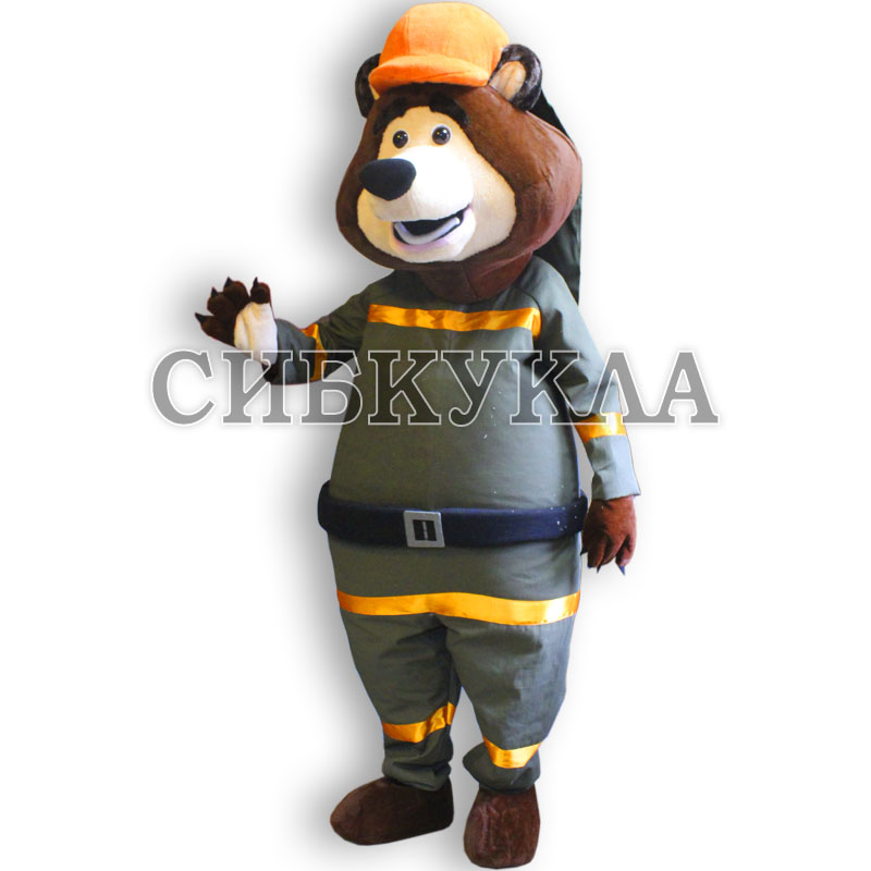 Ростовая кукла медведь пожарник