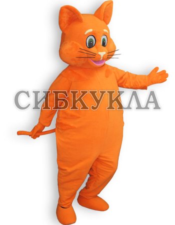 Купить ростовую куклу котик оранжевый по сортировке 