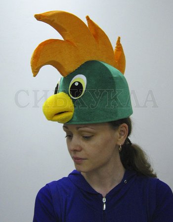Купить шапочку попугая по сортировке Стандартный обем