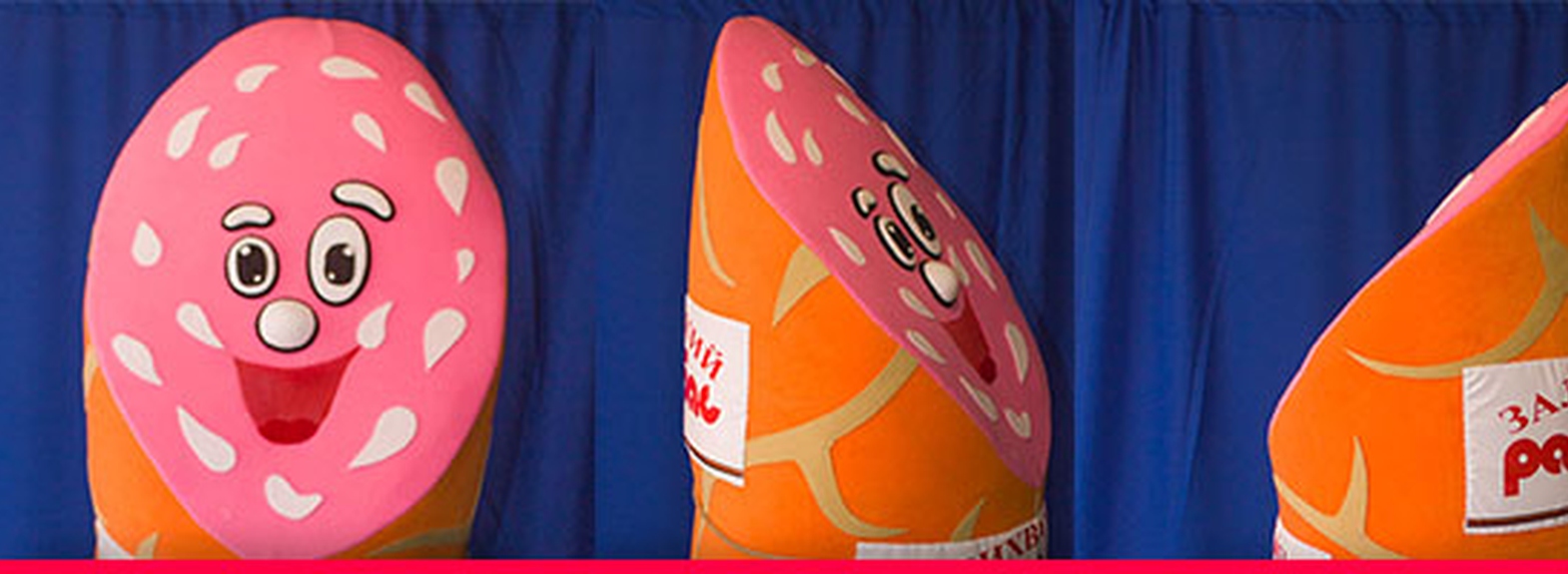 Где можно применить ростовую куклу Колбаса