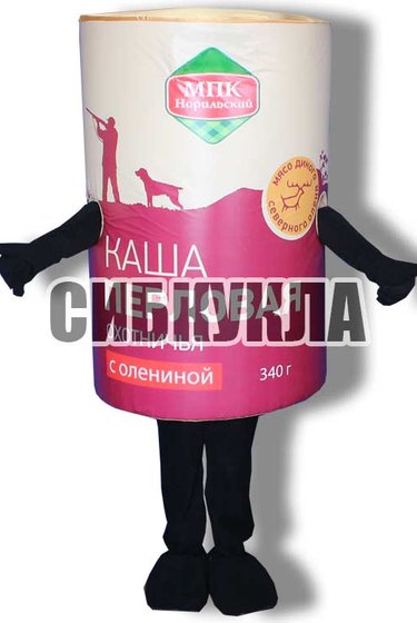 Ростовая кукла банка тушенки по цене 27720,00руб.