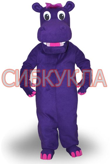 Ростовая кукла Бегемот фиолетовый по цене 32524,00руб.