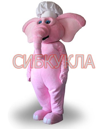 Купить ростовую куклу Слон розовый с доставкой.