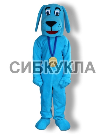 Купить Ростовая кукла собака голубая