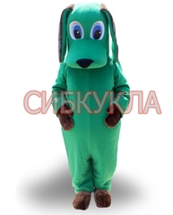 Ростовая кукла Собака зеленая