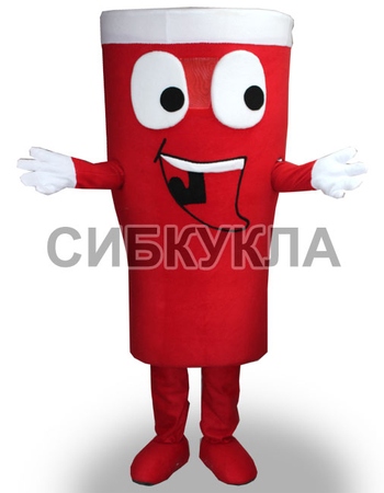 Купить Ростовая кукла Стакан красный