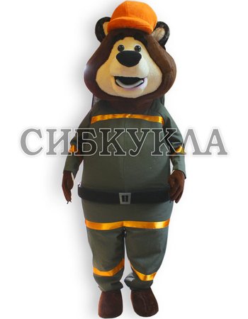 Ростовая кукла медведь пожарник