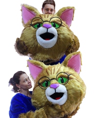 Ростовая кукла кот бежевый