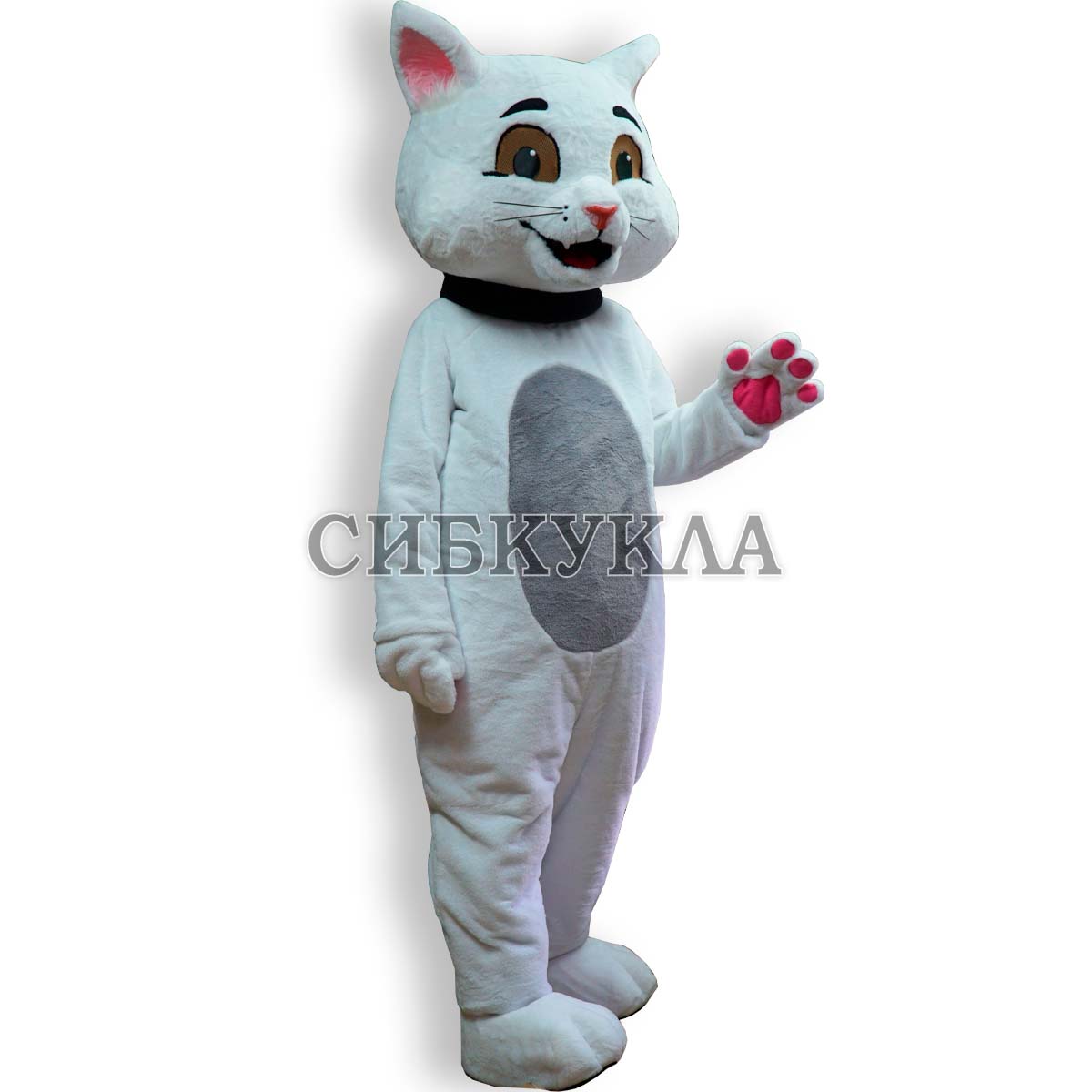Ростовая кукла Кот белый
