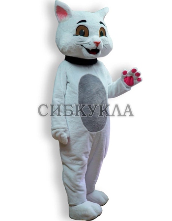 Купить Ростовая кукла Кот белый