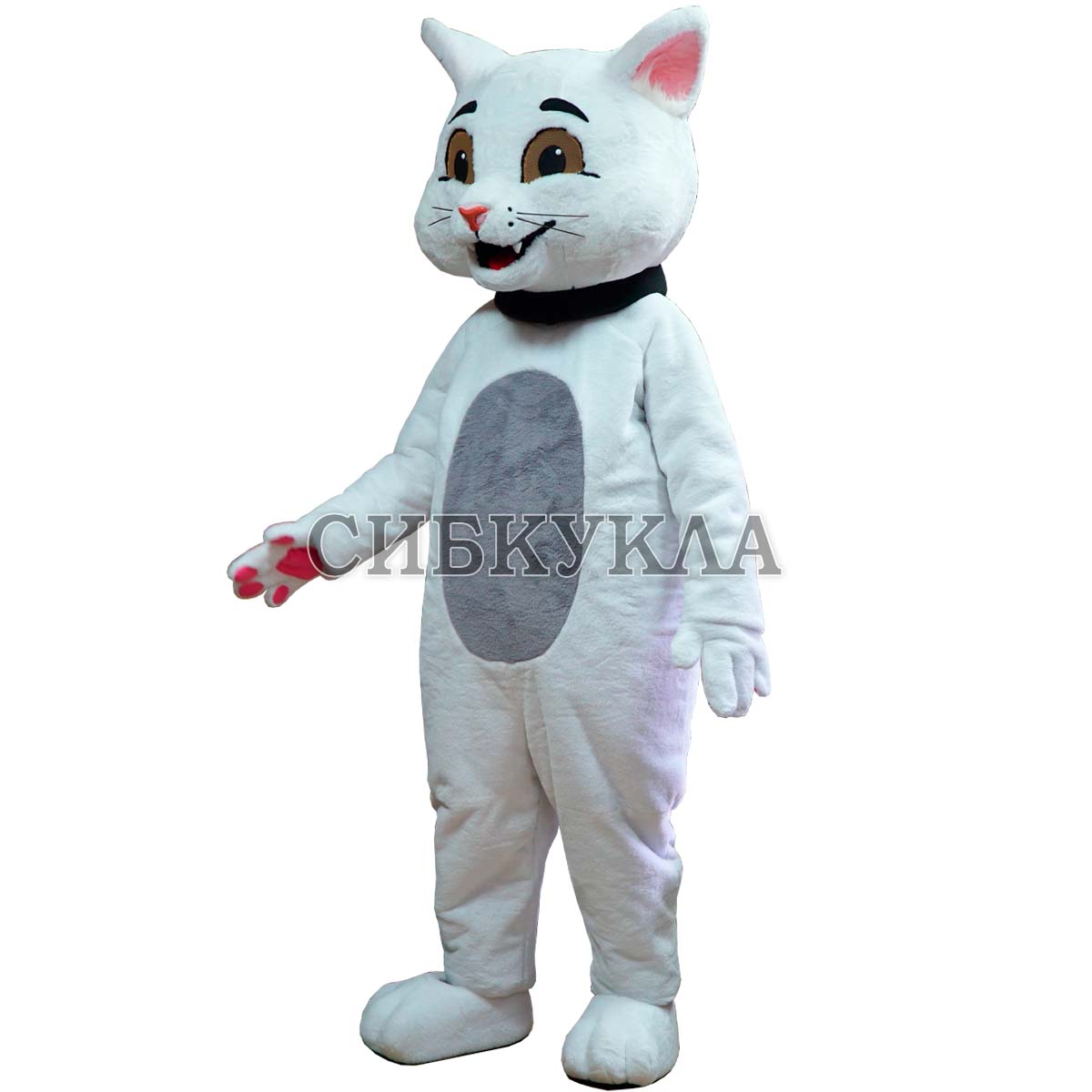 Ростовая кукла Кот белый