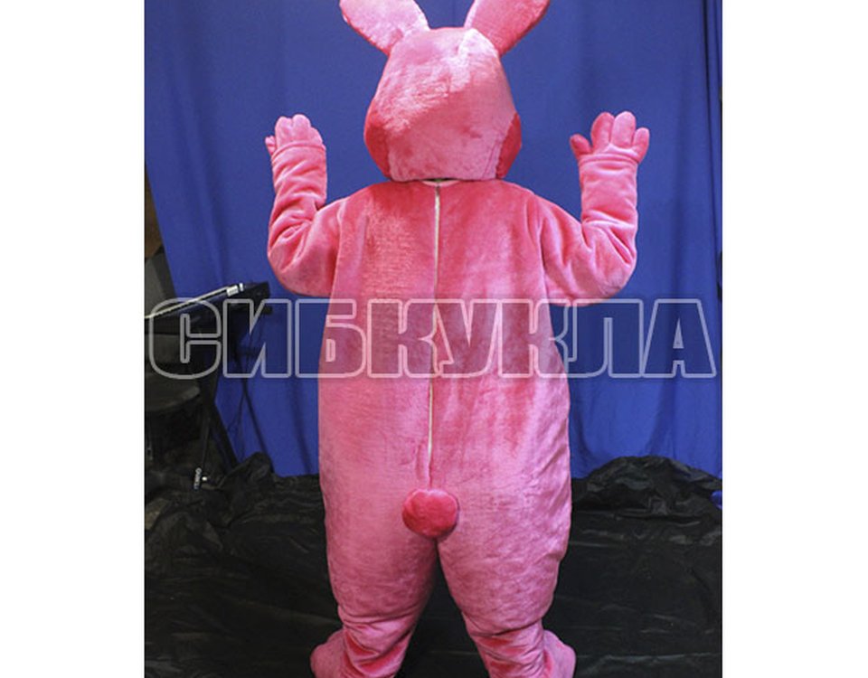 Кролик розовый